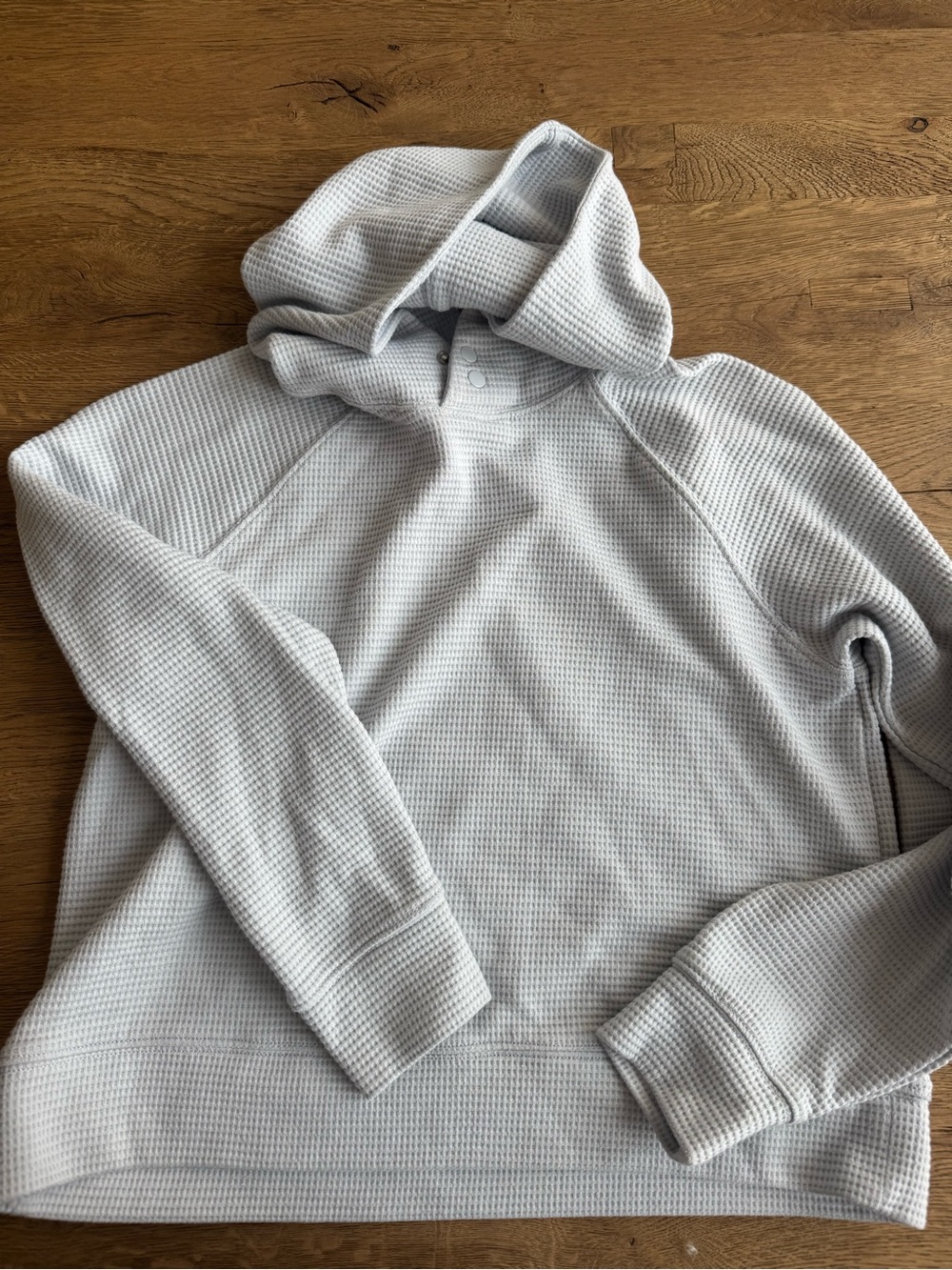 Club Monaco women's Crewneck Waffle-Knit Pullover - Light Gray